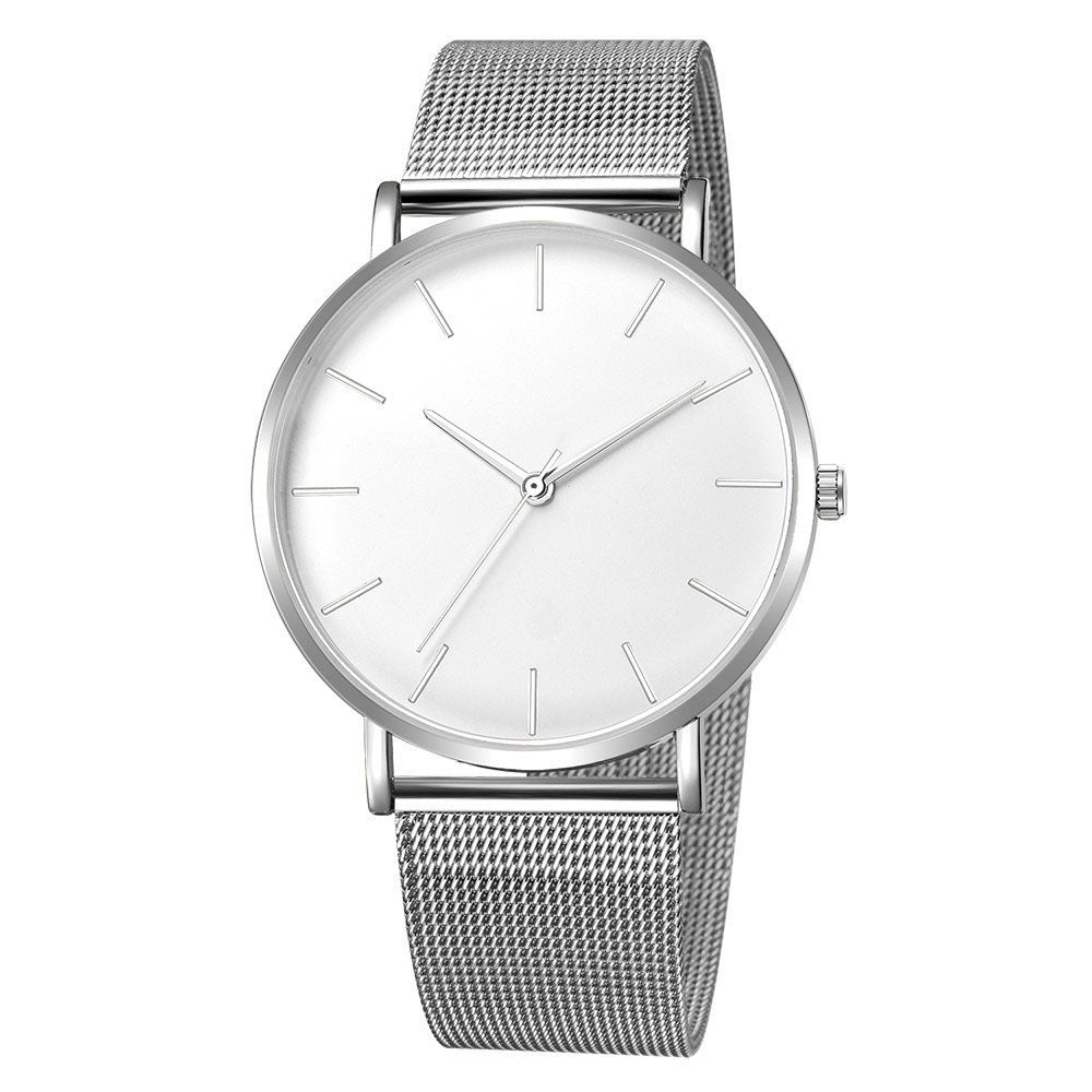 Geneva new men's watches ultra-thin simple mesh band watches men's watches foreign trade best selling men's watches wholesale Rebel