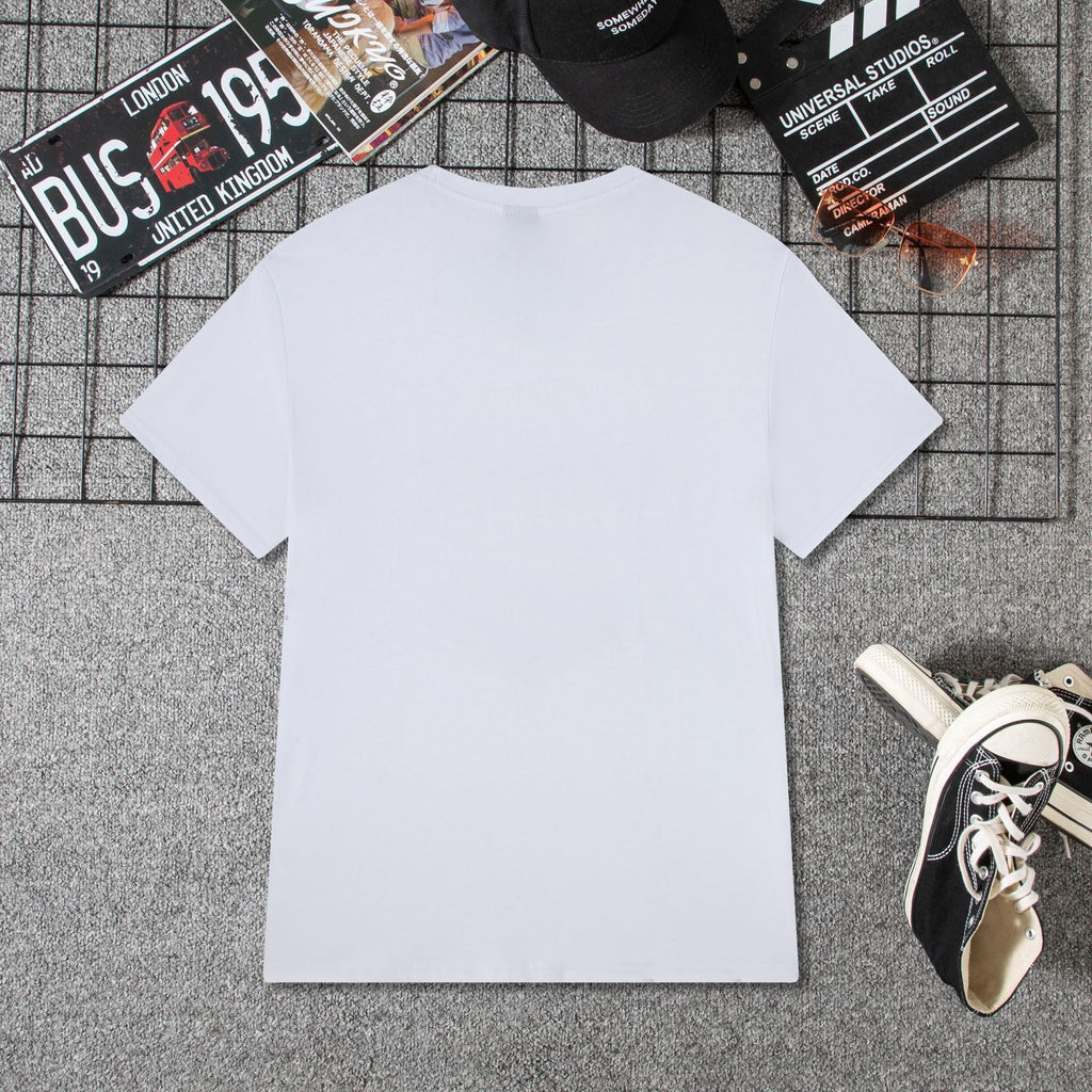 Summer New Short-Sleeved T-Shirts for Young Men Loose Casual Round Neck Trendyy T-Shirts for Men Wholesale in Stock Rebel