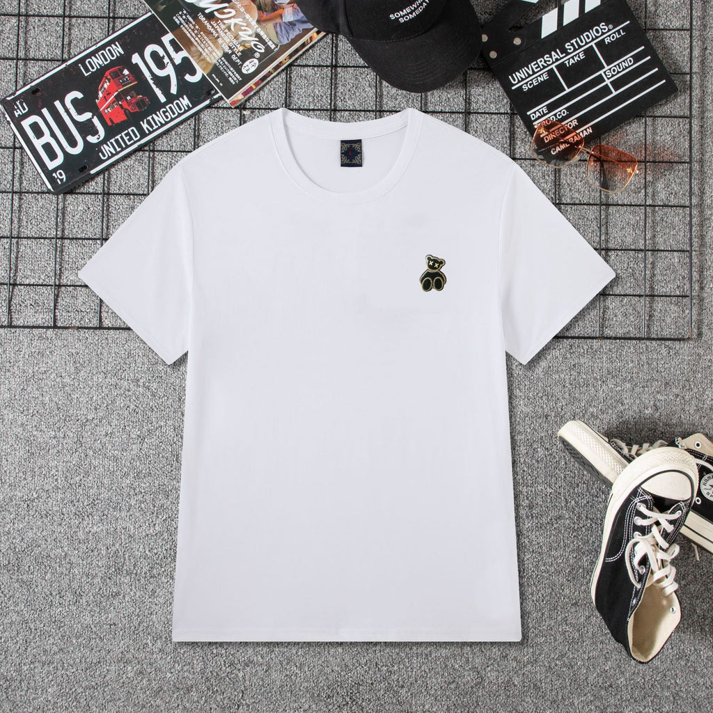 Summer New Short-Sleeved T-Shirts for Young Men Loose Casual Round Neck Trendyy T-Shirts for Men Wholesale in Stock Rebel