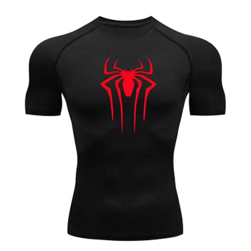 Chemise de compression Hommes Fitness Gym Rebel