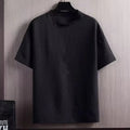 New Men's Casual T Shirt Ant Wrinkles T-Shirt Summer Half-Sleeved Loose Fashion T Shirt Base Shirt Solid Handsome Short-Sleeved Rebel