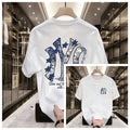 2026 New Trendy Street Printed Men's Short-sleeved T-shirt - A Street-style Comfortable Summer Loose Men's T-shirt Rebel
