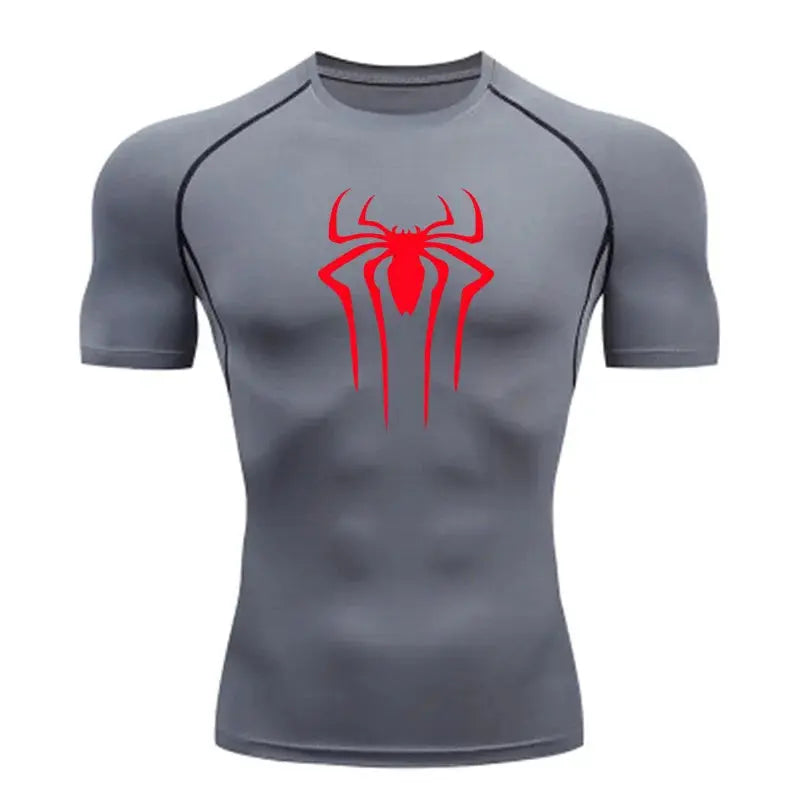 Chemise de compression Hommes Fitness Gym Rebel