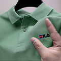 2025 Summer New Men's Lapel Embroidered Polo Shirt and Anti pilling Polo Shirt Short Sleeve Casual Hot Sale Rebel