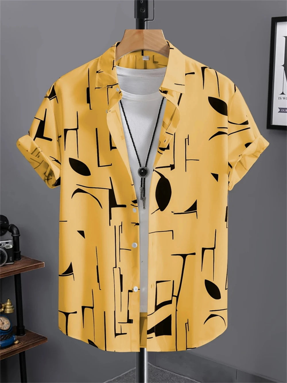 Chemise à manches courtes Vêtements pour hommes Rebel
