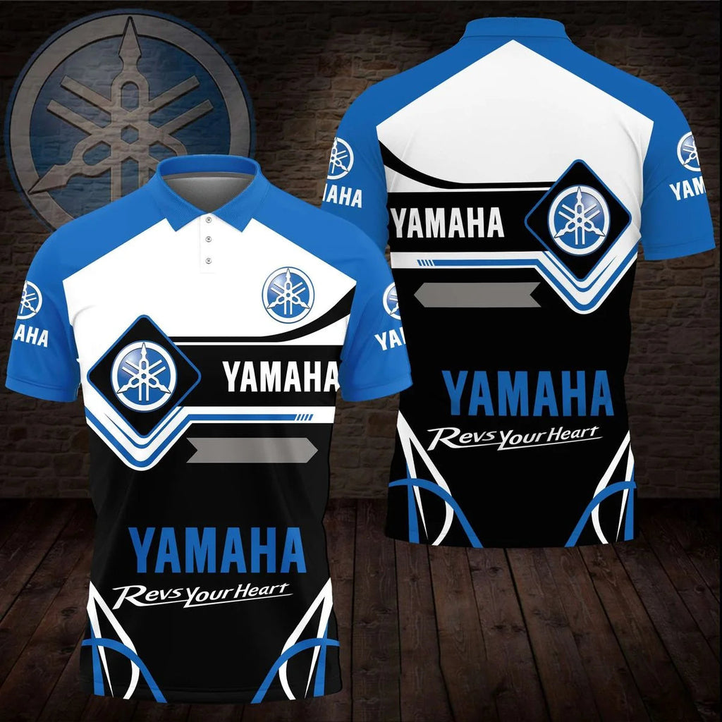 2025 new 3D printed Yamaha motorcycle off-road fashionable T-shirt, suitable for extreme sports adventure men's and women's T-sh Rebel