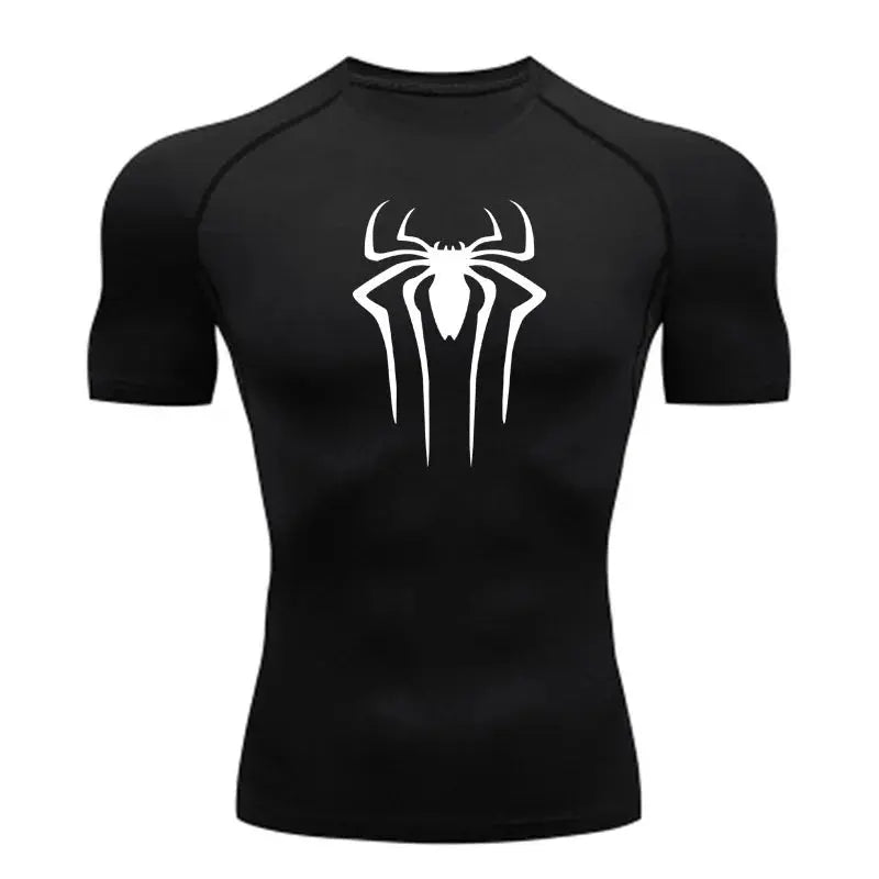 Chemise de compression Hommes Fitness Gym Rebel