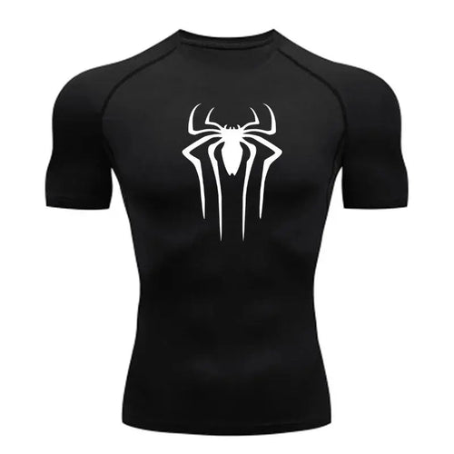 Chemise de compression Hommes Fitness Gym Rebel