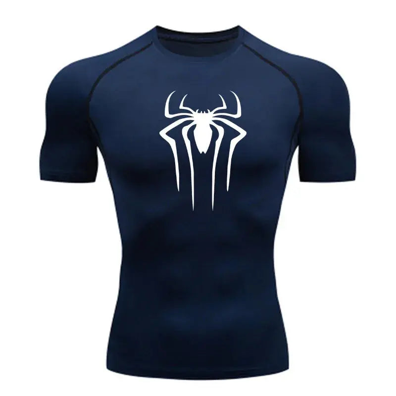 Chemise de compression Hommes Fitness Gym Rebel