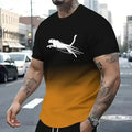Animal T-Shirts For Men 3d Print T-Shirt Mens Sports T-Shirt Street Fashion Short Sleeve Tee Shirts Loose Oversized Men Clothing Rebel