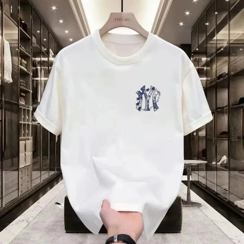 2026 New Trendy Street Printed Men's Short-sleeved T-shirt - A Street-style Comfortable Summer Loose Men's T-shirt Rebel
