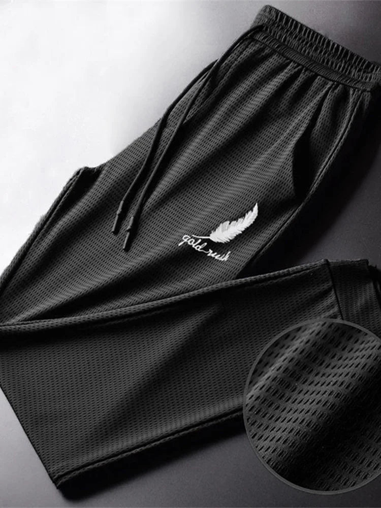 Men Quick Dry Pants Lightweight Hiking Jogging Trousers Breathable Workout Gym Ankle Joggers Athletic Running Pants Outdoor Rebel