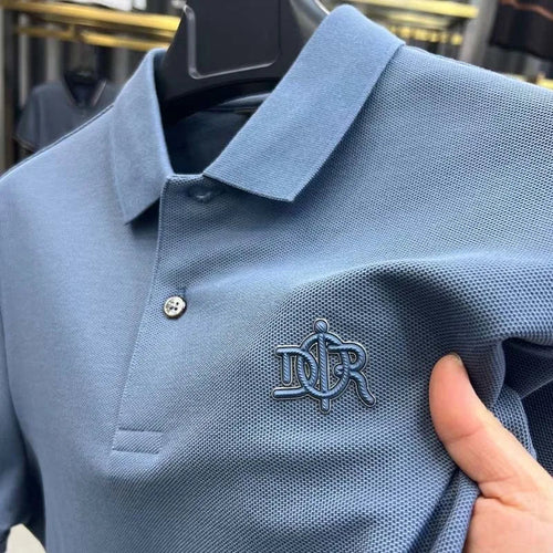 100% cotton high-end breathable short sleeve POLO shirt men 2024summer luxury brand embroidery Paul T-shirt fashion men's wear Rebel