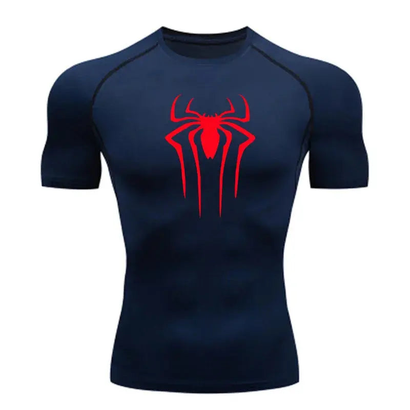 Chemise de compression Hommes Fitness Gym Rebel