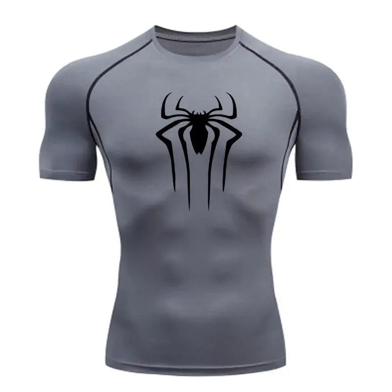 Chemise de compression Hommes Fitness Gym Rebel