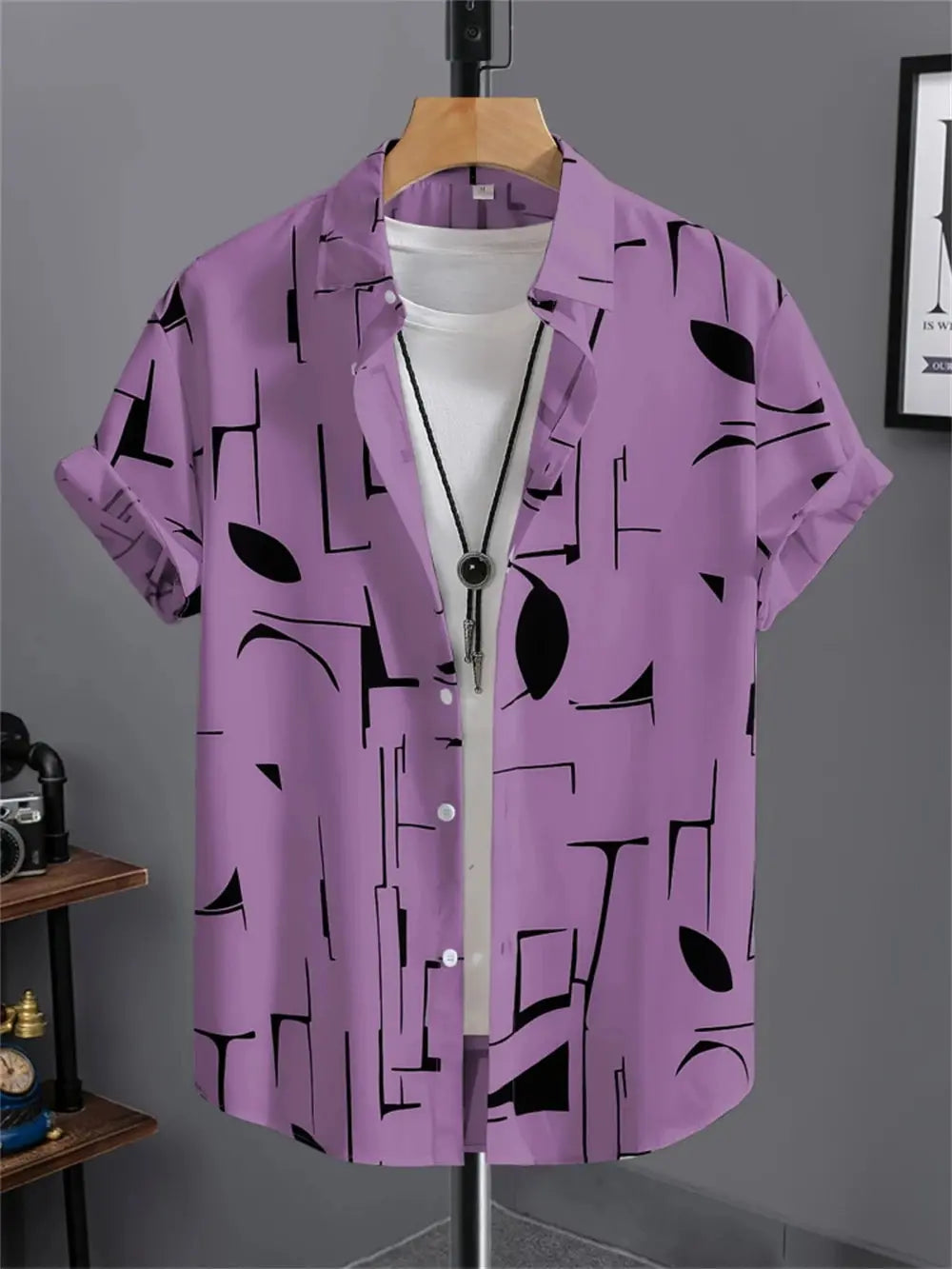 Chemise à manches courtes Vêtements pour hommes Rebel