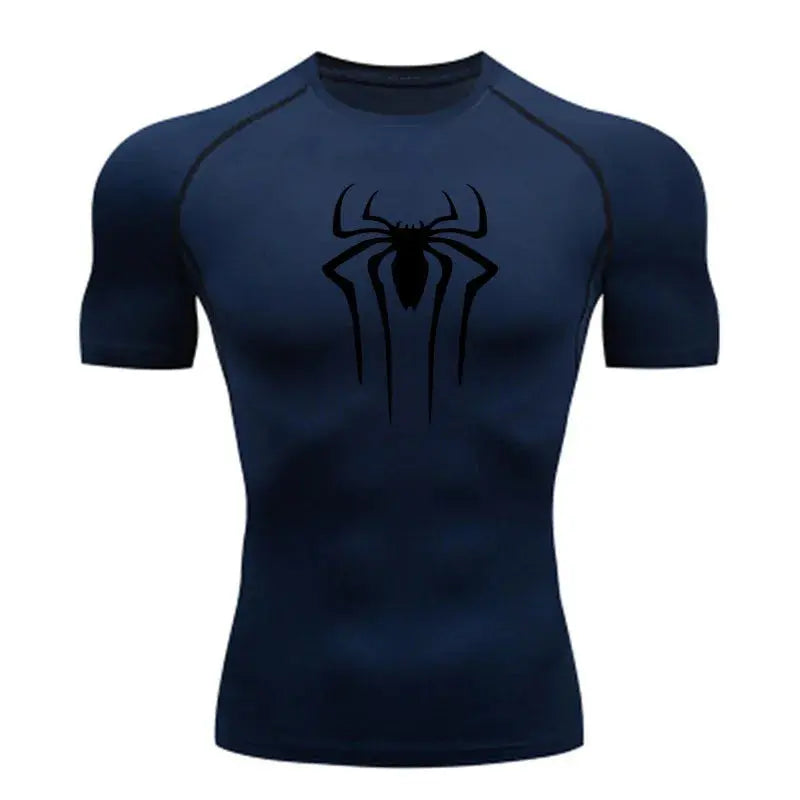Chemise de compression Hommes Fitness Gym Rebel