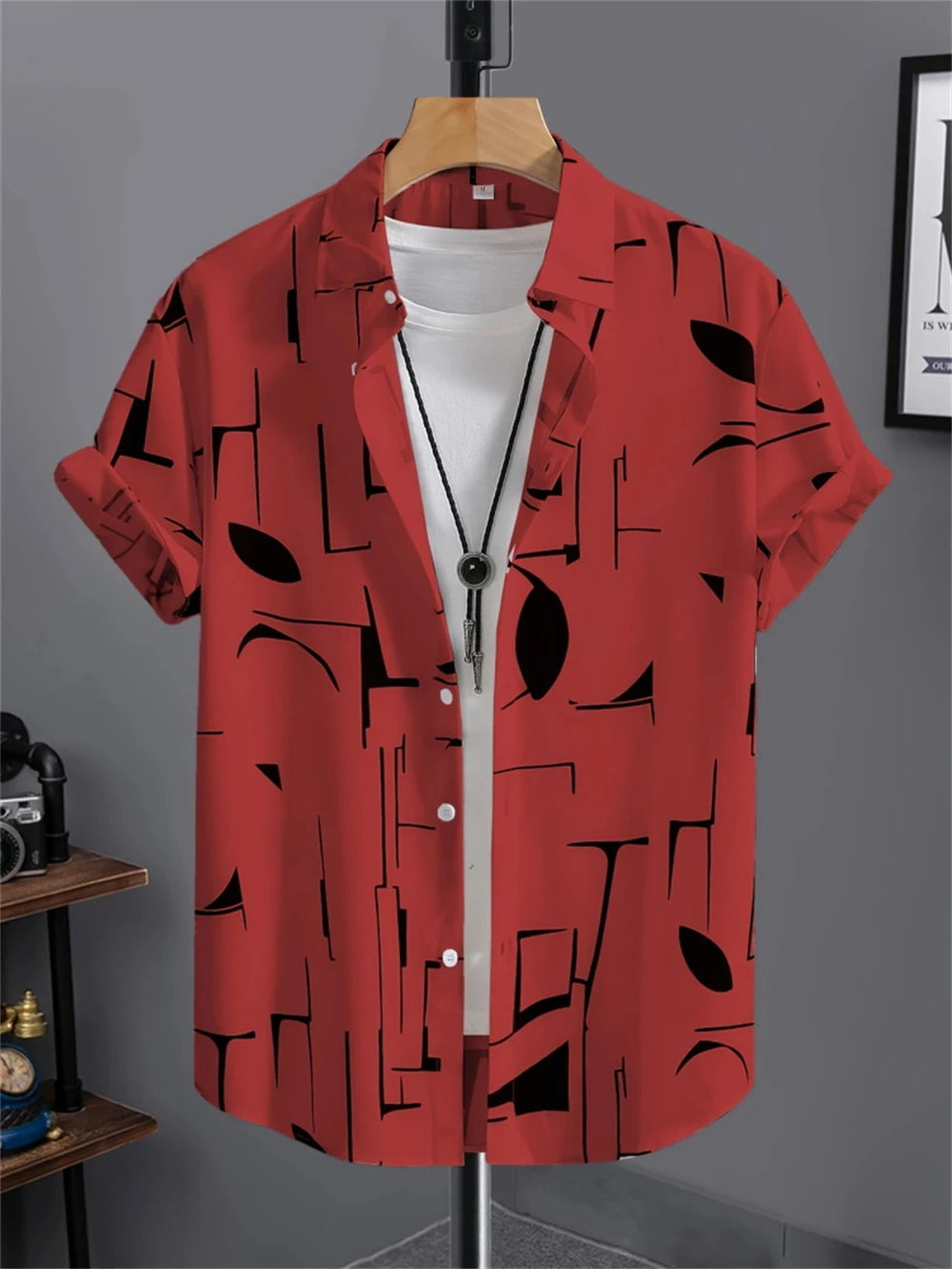 Chemise à manches courtes Vêtements pour hommes Rebel