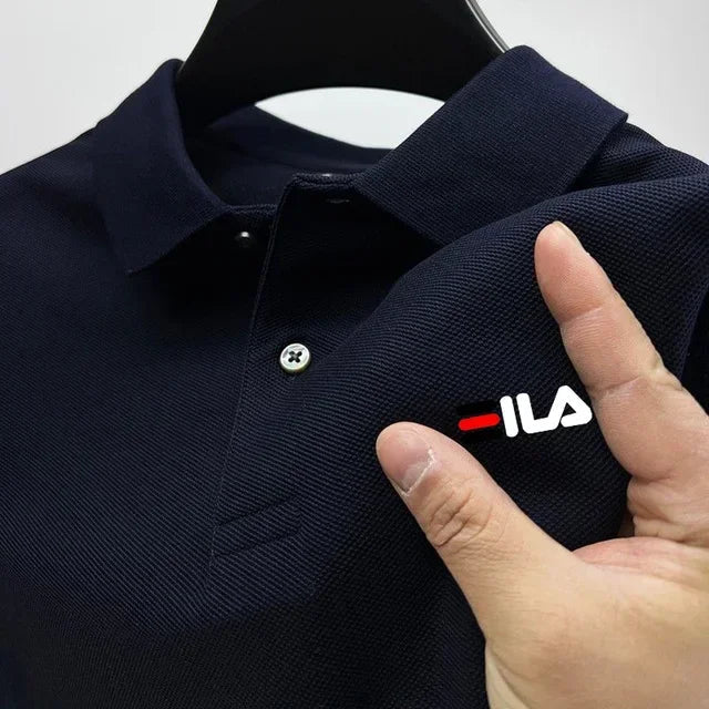 2025 Summer New Men's Lapel Embroidered Polo Shirt and Anti pilling Polo Shirt Short Sleeve Casual Hot Sale Rebel