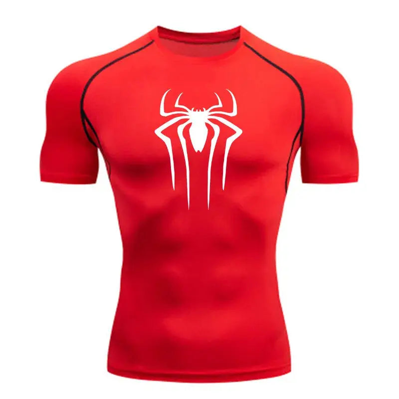 Chemise de compression Hommes Fitness Gym Rebel
