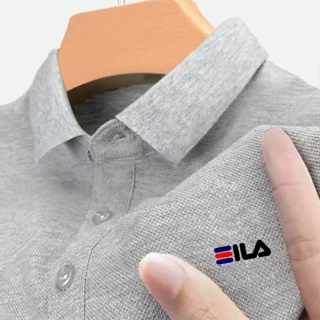 2025 Summer New Men's Lapel Embroidered Polo Shirt and Anti pilling Polo Shirt Short Sleeve Casual Hot Sale Rebel