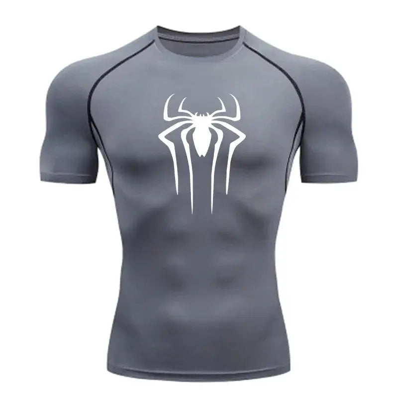 Chemise de compression Hommes Fitness Gym Rebel